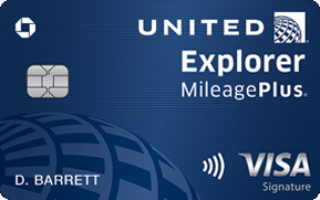 Best Credit Cards For Travel Points: United℠ Explorer Card