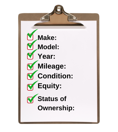 Yendo considers your vehicle's details for your Vehicle Secured Credit Card.