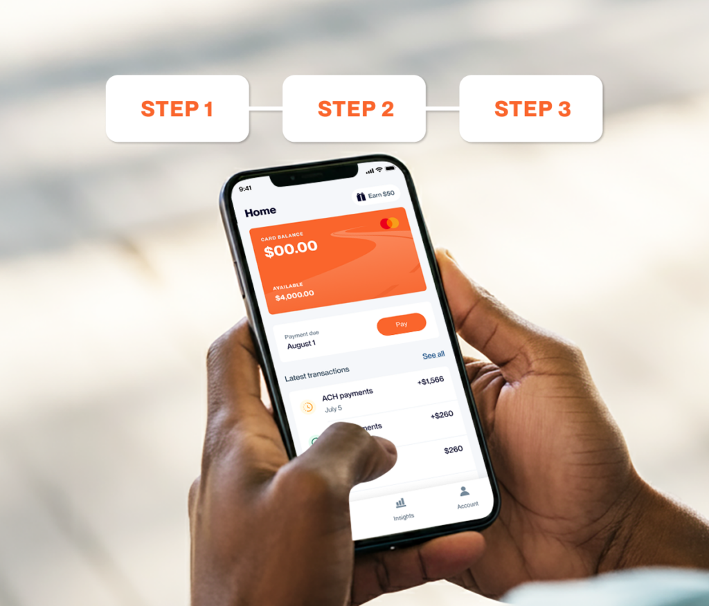Yendo Credit Card application process