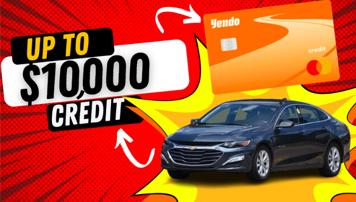 Yendo Credit Card: NO CREDIT CHECK! Fast Pre-Approval! See How Thousands Are Using Their Car to get Up To $10K